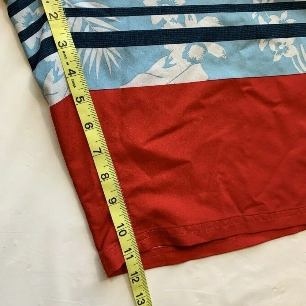 Burnside Board Shorts Swim Trunks Mens 36‎ Hawaiian Tropical Beach Colorful